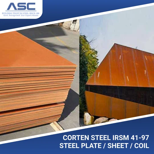 Corten Steel IRSM 41-97 Steel Plate / Sheet / Coil