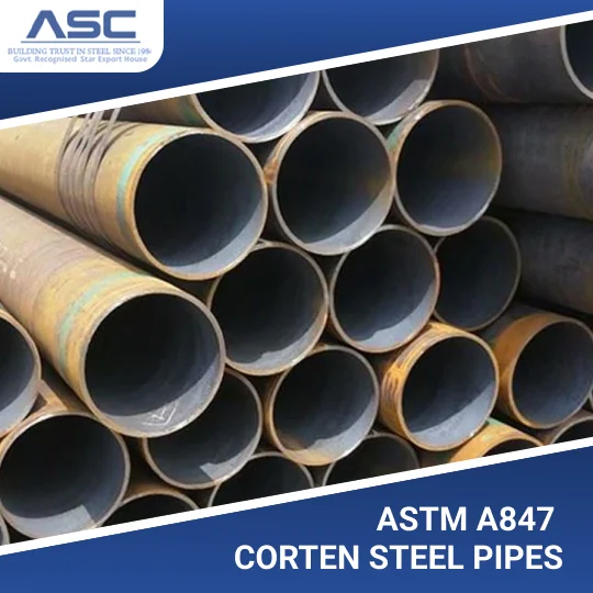 Astm A847 Corten Steel Pipes