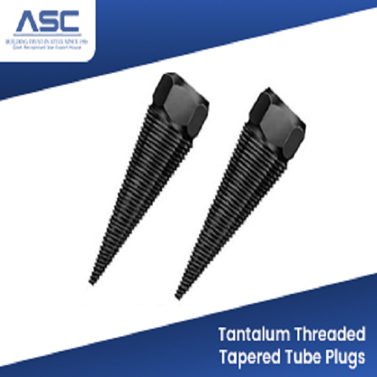 Tantalum Threaded Tapered Tube Plugs Tantalum Threaded Tapered Tube Plugs